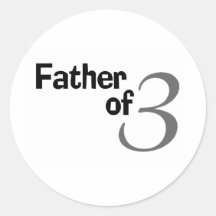 Father Of 3 Sticker
