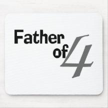 Father Of 4 Mouse Pad