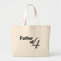 Father Of 4 Tote Bag