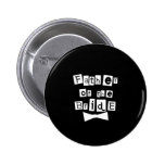 Father of Bride White on Black Pinback Buttons