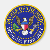 Father Of The Bride Fridge Magnet