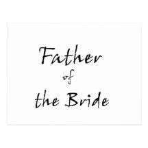 father of the bride post cards