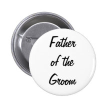 Father of the Groom Badge Pins