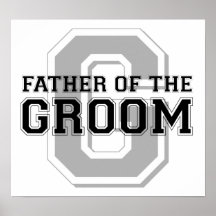Father of the Groom Cheer Posters