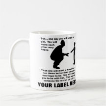 Fatherly Advice Customizable Funny Mug