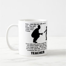 Fatherly Advice Teacher Funny Mug