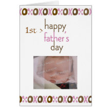 Father's Day 1st Photo Card
