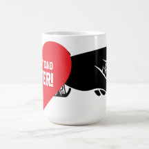 Fathers Day Custom Message to Dad - Gift Mug