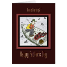 Father's Day Gone Fishing Card