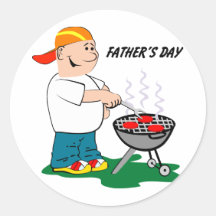 Father's Day Round Sticker