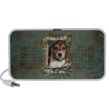 Fathers Day - Stone Paws - Beagle Puppy - Chloe Speaker System