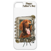 Fathers Day - Stone Paws - Irish Setter