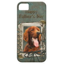 Fathers Day - Stone Paws - Irish Setter