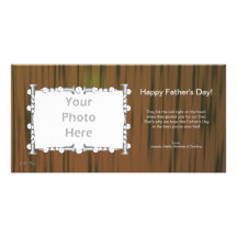 Father's Day Wood and Nails Photo Cards