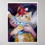 Fatso, Keyboard Cat practice pose Poster