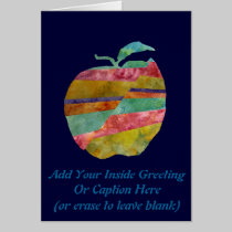 Faultline Apple with Customisable Text cards