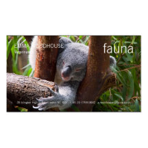 Fauna - Koala Business Card