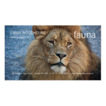 Fauna - Lion Business Card