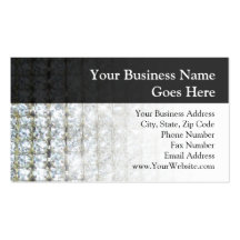 Faux Bling Business Cards