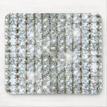 Faux Bling Mouse Pads