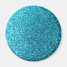 Faux Blue Glitter Magnets