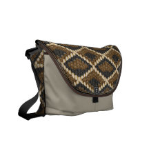 faux diamondback snake messenger bags