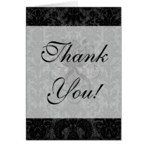 faux lace black grey damask pattern cards