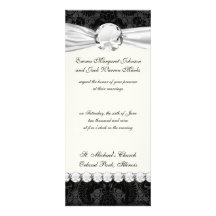 faux lace black grey damask pattern personalised invites