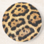 Faux Leopard Fur Coaster