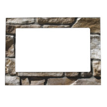 Faux Limestone Rock Magnetic Picture Frame