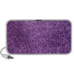 Faux Purple Glitter iPhone Speaker