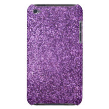 Faux Purple Glitter iPod Touch Cover