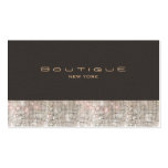 Faux Sequins and Suede Fashion Boutique Business Card Template
