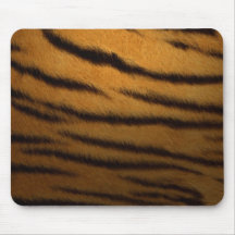 faux tiger print mouse pad