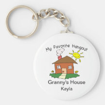 Favourite Hangout Granny's House Keychains