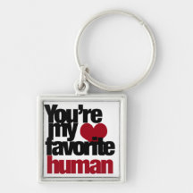 Favourite Human Love Key Chain