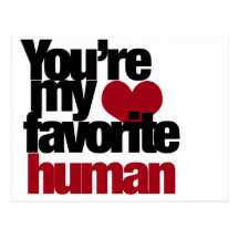 Favourite Human Love Post Cards