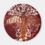 Fawkes Spread Wings Fridge Magnet