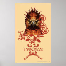 Fawkes Staring Poster
