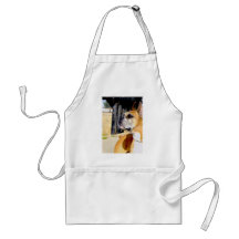 Fawn Boxer Dog apron
