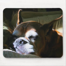 Fawn Boxer Dog mousepad