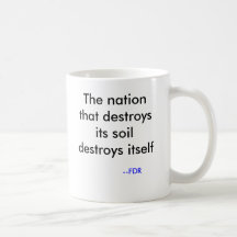 FDR the conservationist Coffee Mugs
