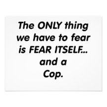 Fear Cop Personalized Announcements