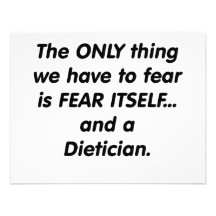 fear dietician custom announcements