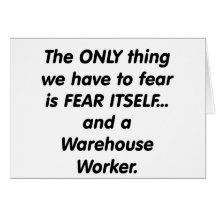 Fear Warehouse Worker Cards