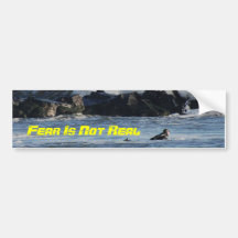 Fearless Surfer Bumper Sticker