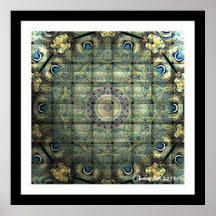 Feather a Peacock Posters