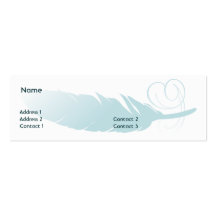 Feather - Skinny Business Cards