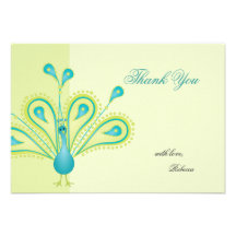 Feathered Thank You Personalized Invite
