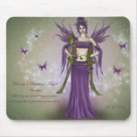 February Birthstone Fairy Mouse Pad